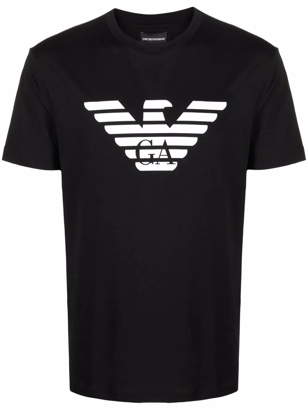 

Футболка с логотипом EMPORIO ARMANI, черный