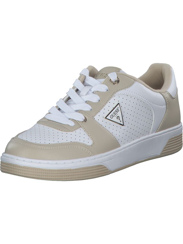 Элегантные туфли на шнуровке Guess, цвет beige/white