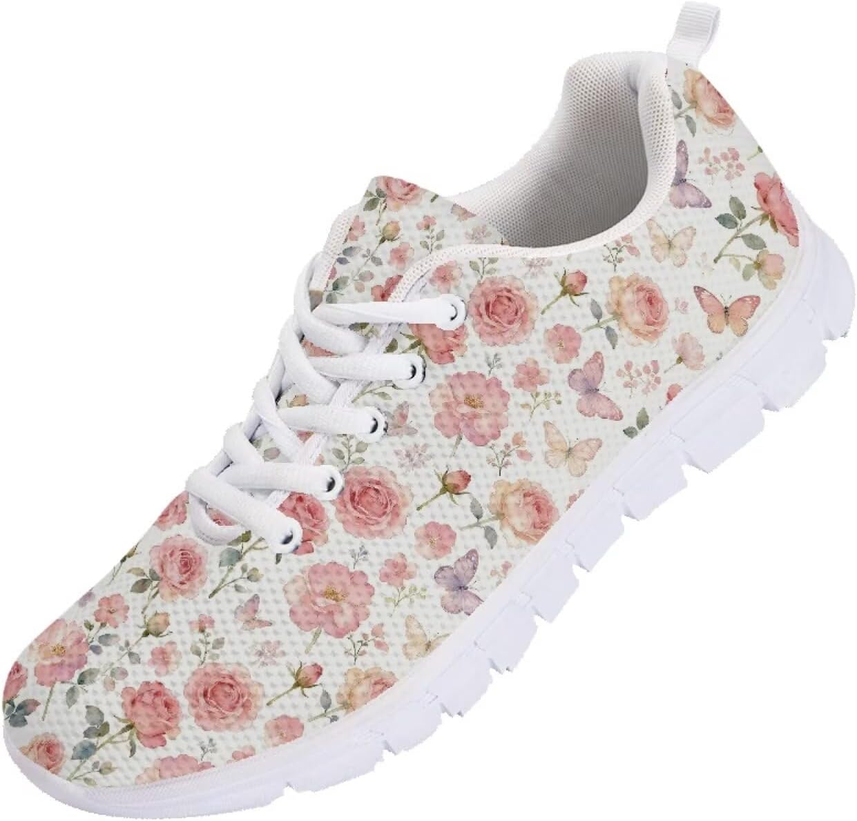 

Кроссовки Funnydude с забавным принтом для мужчин, противоскользящие туристические и спортивные, размер 6.5, розовый