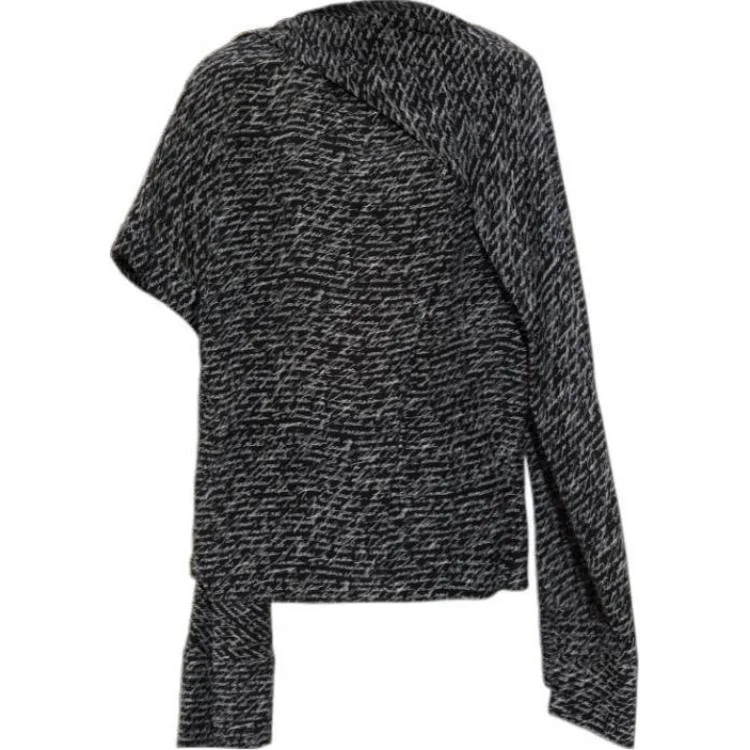 Топ с принтом Monogram BALMAIN, черный — фото 3