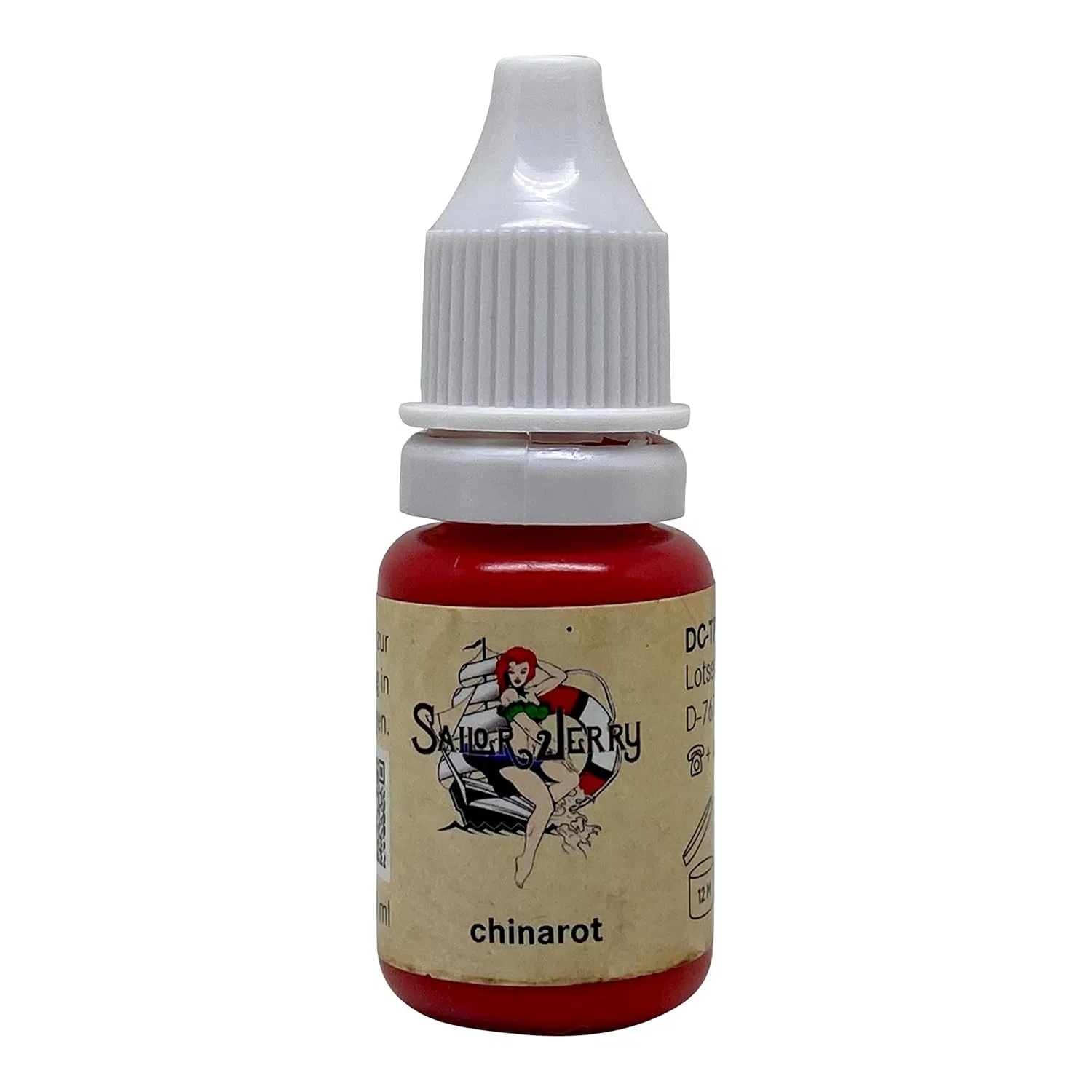 Краска для тату «Sailor Jerry» China Red 10 мл от Deep Colours! Sailor