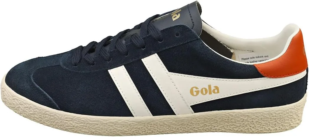 Кроссовки Gola Unisex Medallist, белый/темно-синий/оранжевый — фото 4