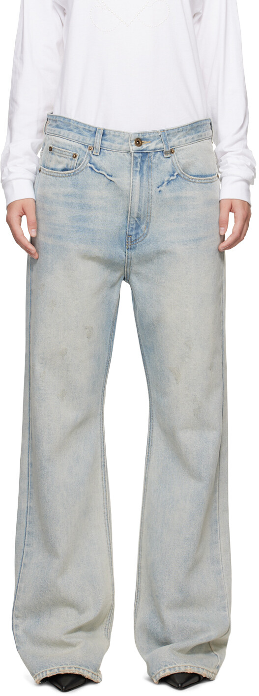 

Синие джинсы Bootcut We11done, Sky