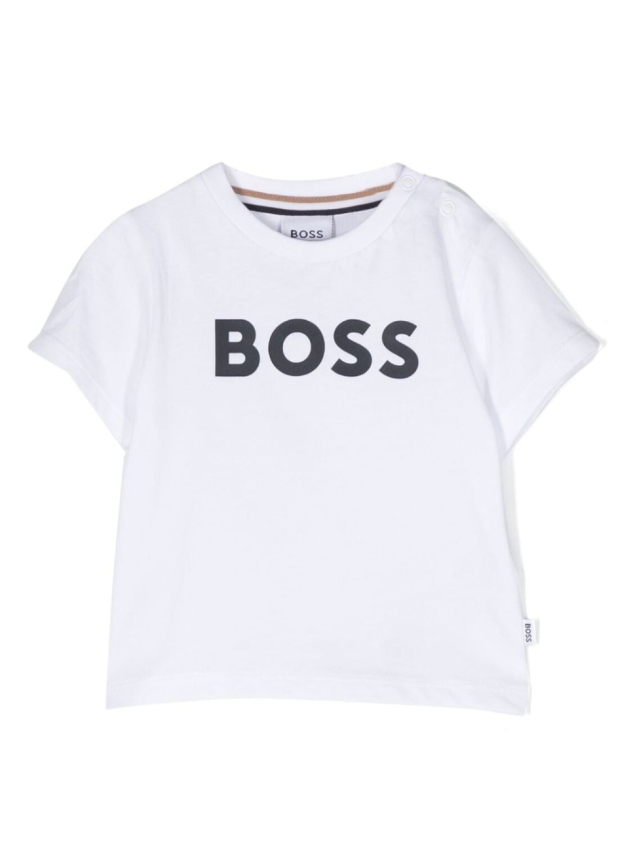 

BOSS Kidswear футболка с тисненым логотипом, белый