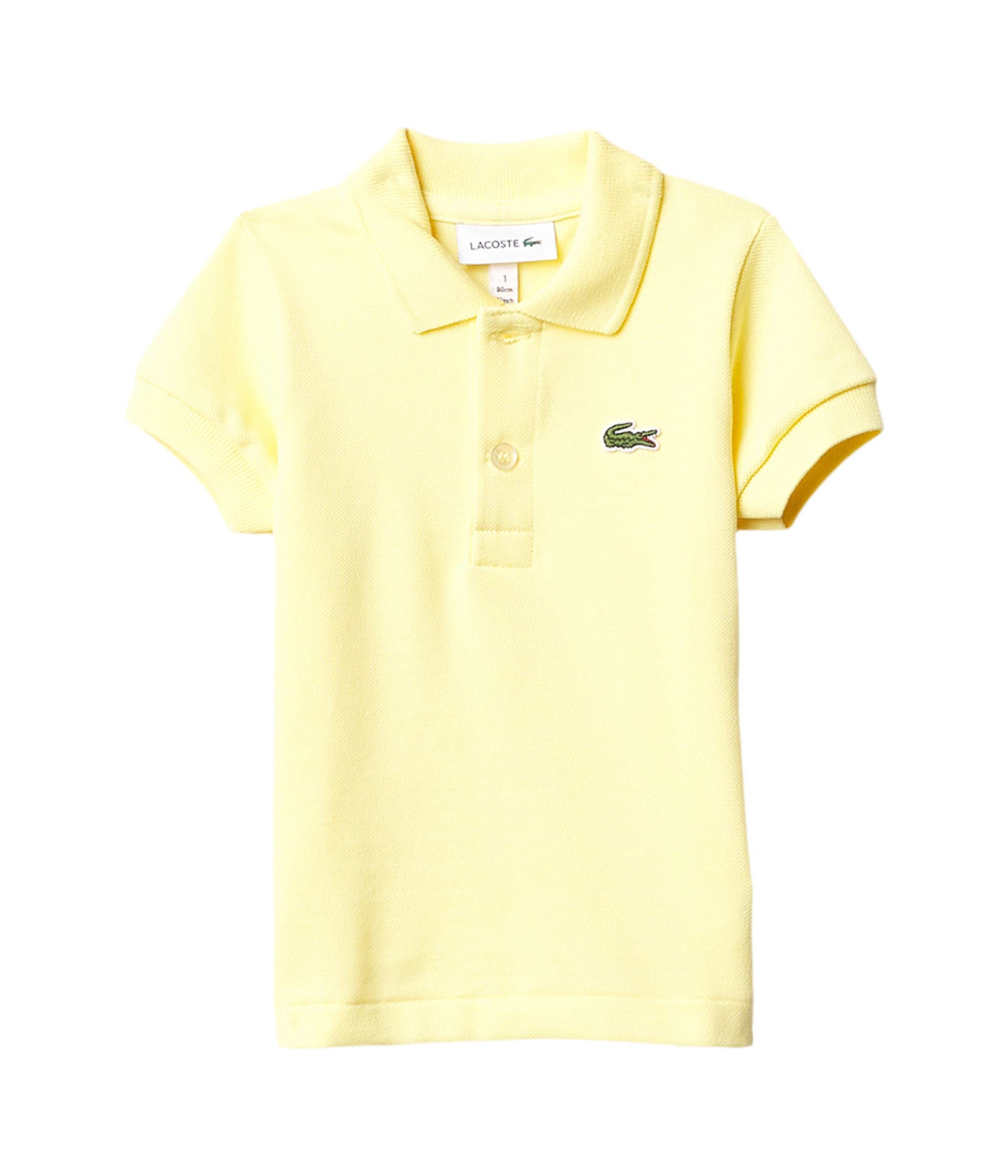 

Поло Lacoste Kids L1812 Short Sleeve Classic Pique Polo, желтый