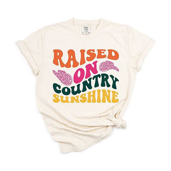 

Футболка Raised on country sunshine hat garment dyed Simply Sage Market, Ivory, Зеленый, Футболка Raised on country sunshine hat garment dyed Simply Sage Market, Ivory