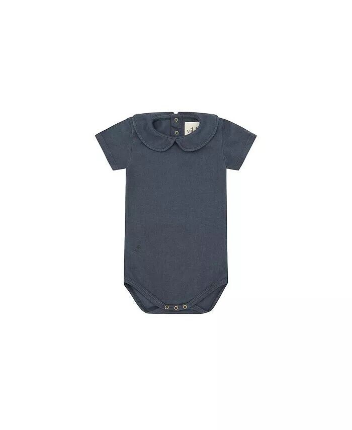 

Боди Baby SS из органического хлопка с воротником Vild House Of Little, синий