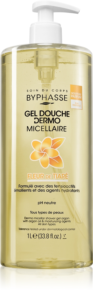 

Гель для душа с цветком тиаре Byphasse, 1000 мл