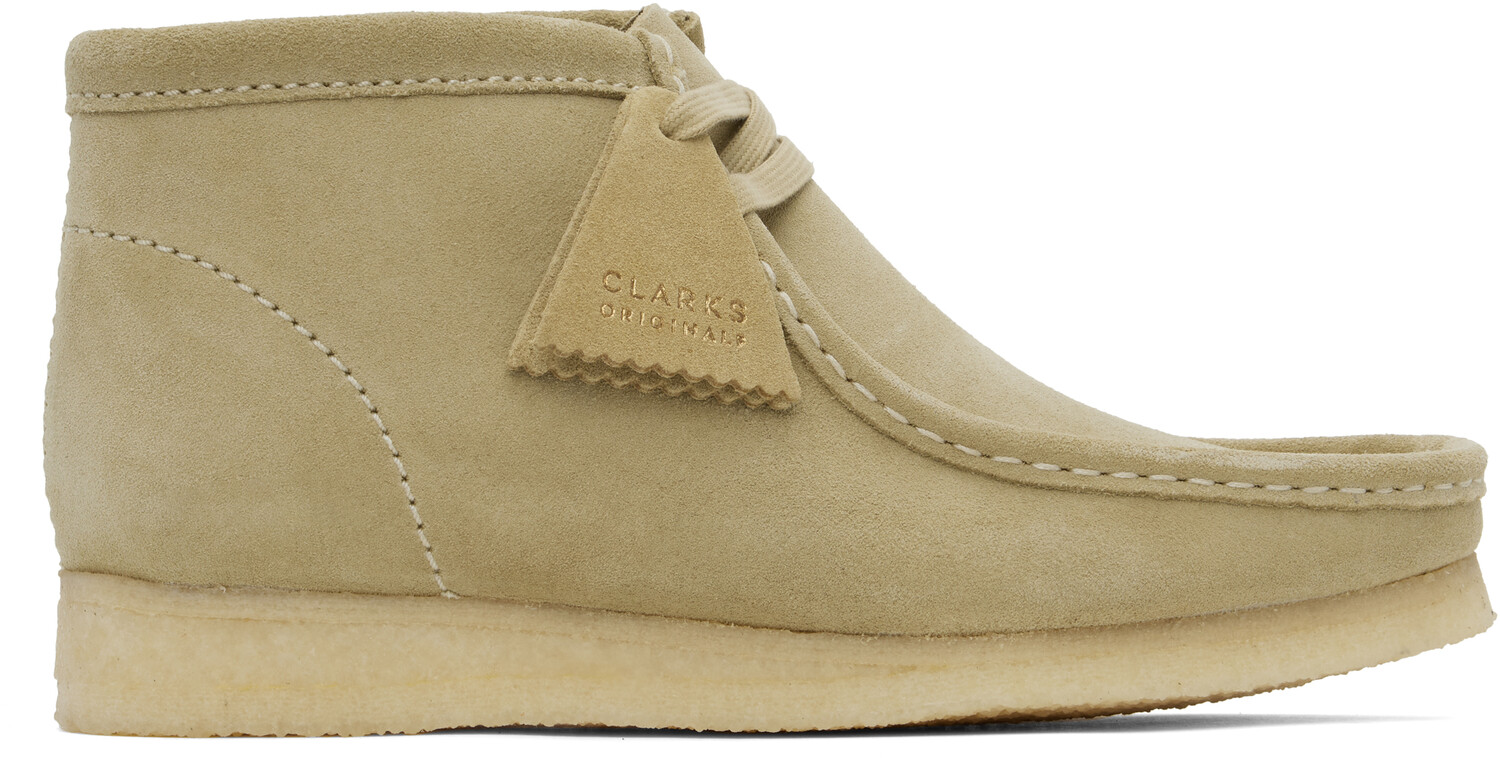 

Ботинки Wallabee Desert Taupe Clarks Originals
