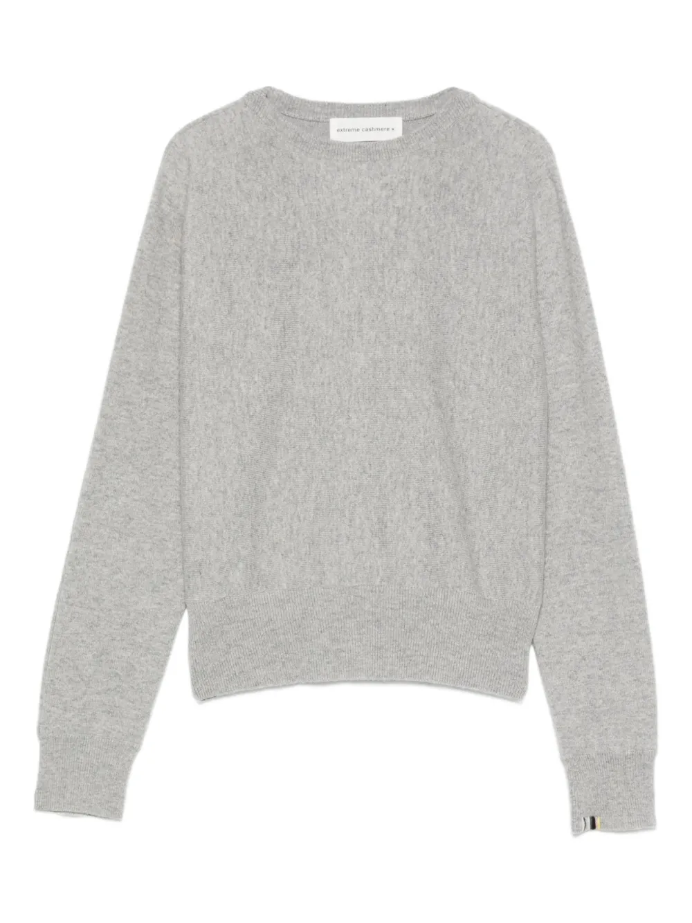 

Свитер из смесового кашемира с круглым вырезом extreme cashmere, серый