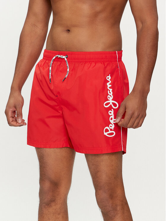 

Пляжные шорты regular fit Logo Swimshort PMB10393 Pepe Jeans, красный