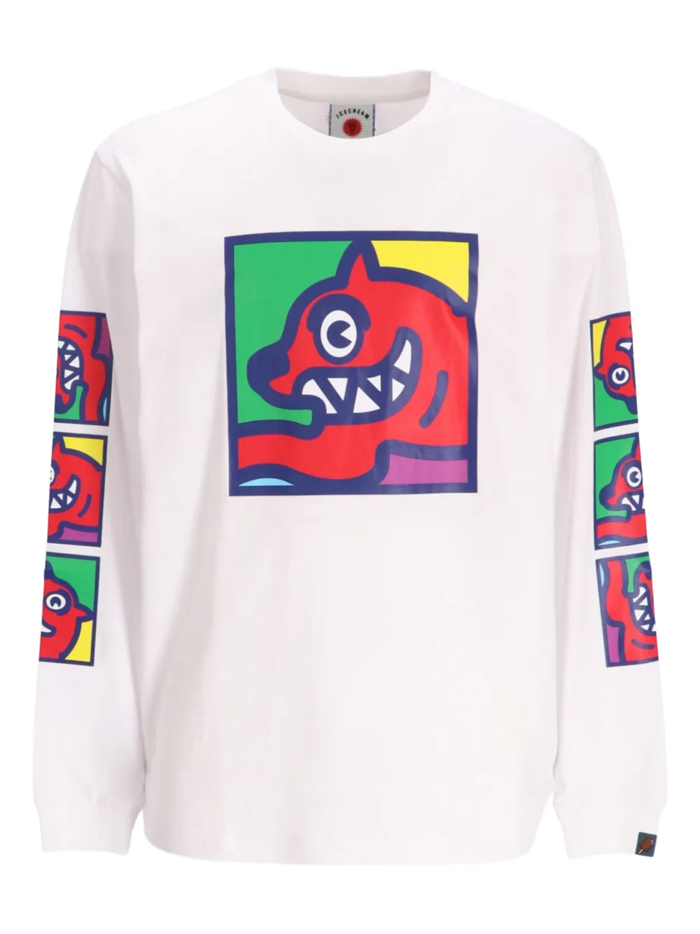 

Футболка Pop Art Running Dog ICECREAM, белый