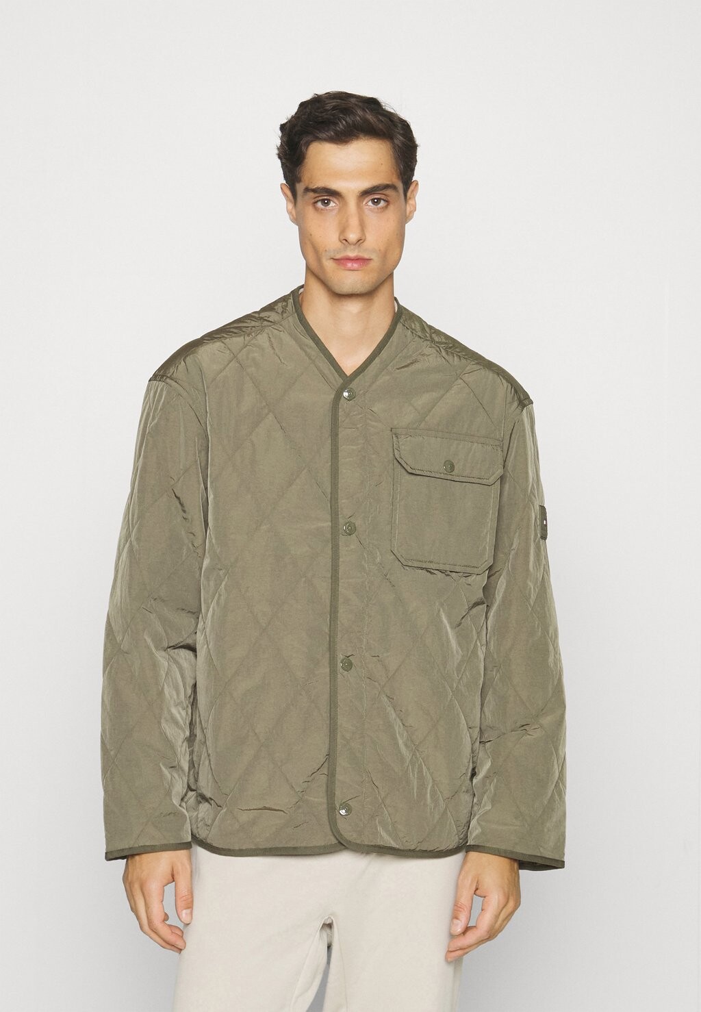 

Межсезонная куртка Packable Liner Jacket Tommy Hilfiger, цвет olive