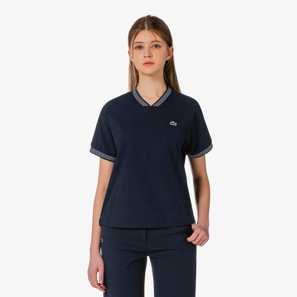 Комплект женский Lacoste Piste, полиэстер, тёмно-синий — фото 4