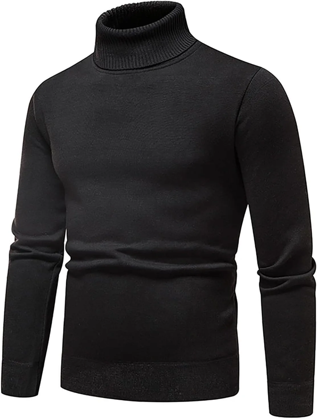 Мужской свитер-водолазка Basic Slim Fit — фото 3