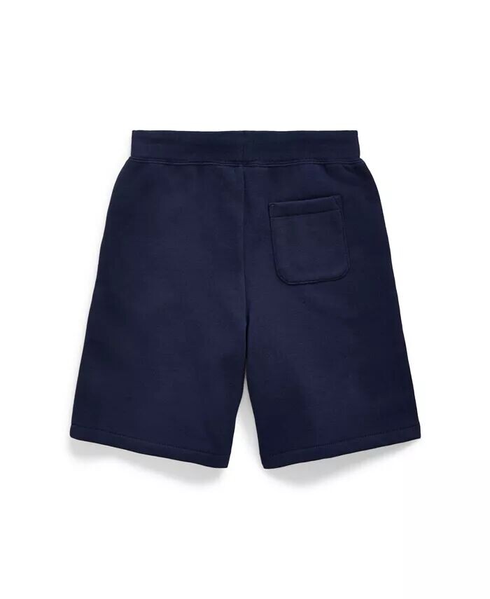 Шорты из хлопкового флиса с завязками для больших мальчиков Polo Ralph Lauren, синий — фото 2