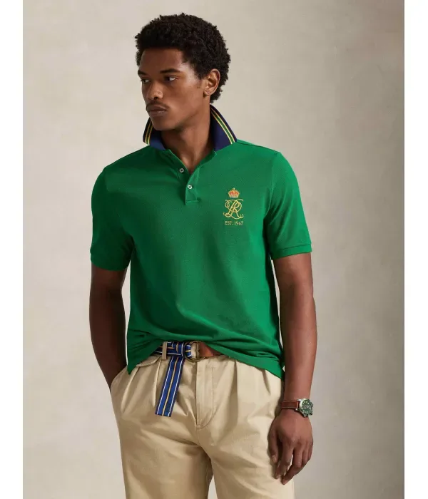 Полюс classic fit Polo Ralph Lauren, зеленый