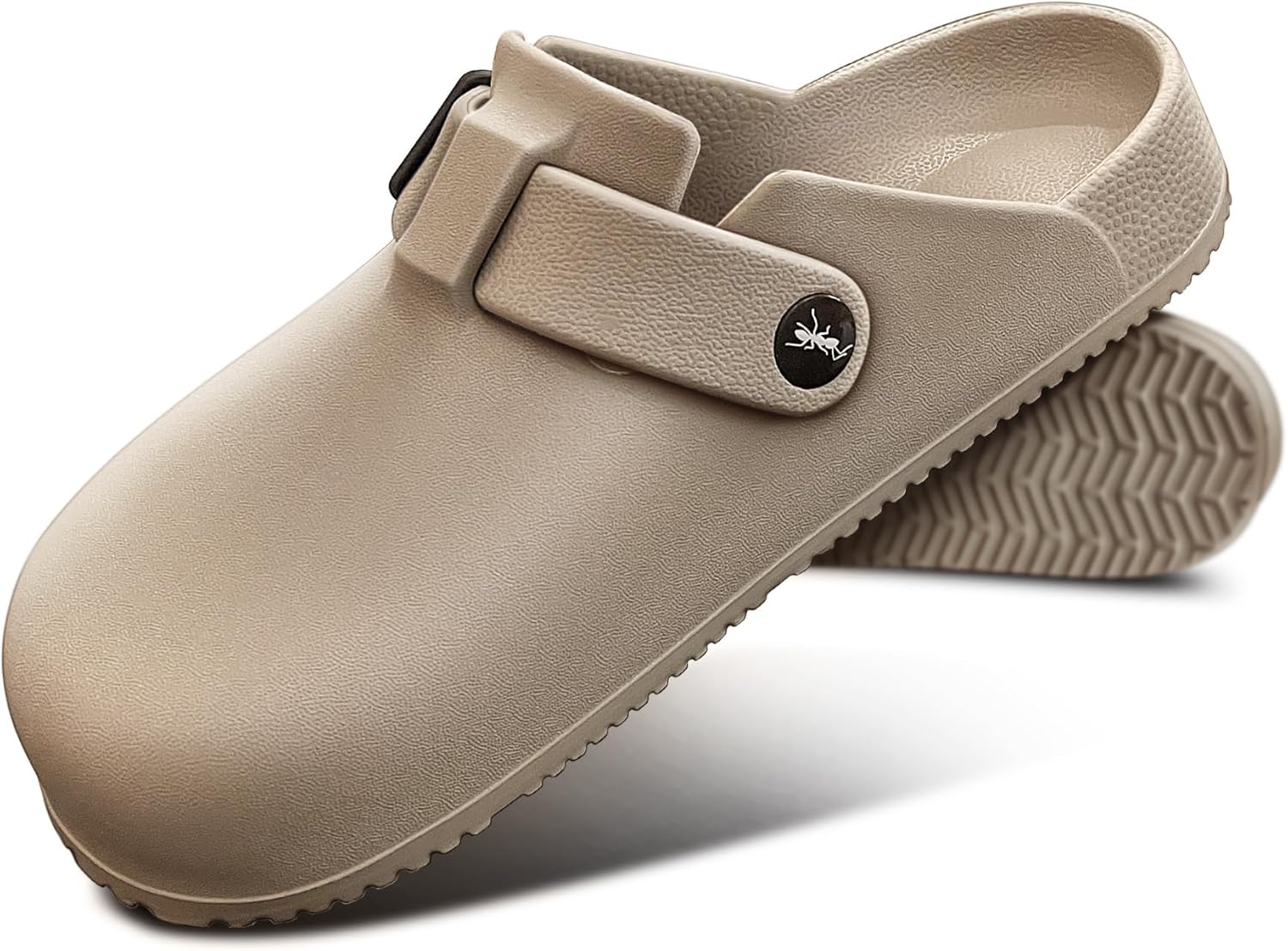 

Женские сабо KEMISANT, комфортные мюли, сандалии, тапочки, обувь для медсестры и сада, унисекс для мужчин, с амортизацией и поддержкой, Camel6325