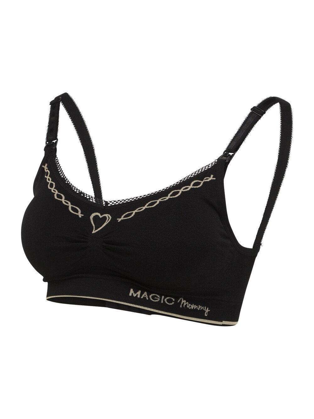 

Обычный бюстгальтер для кормления MAGIC Bodyfashion Fancy Mommy Nursing Bra, черный