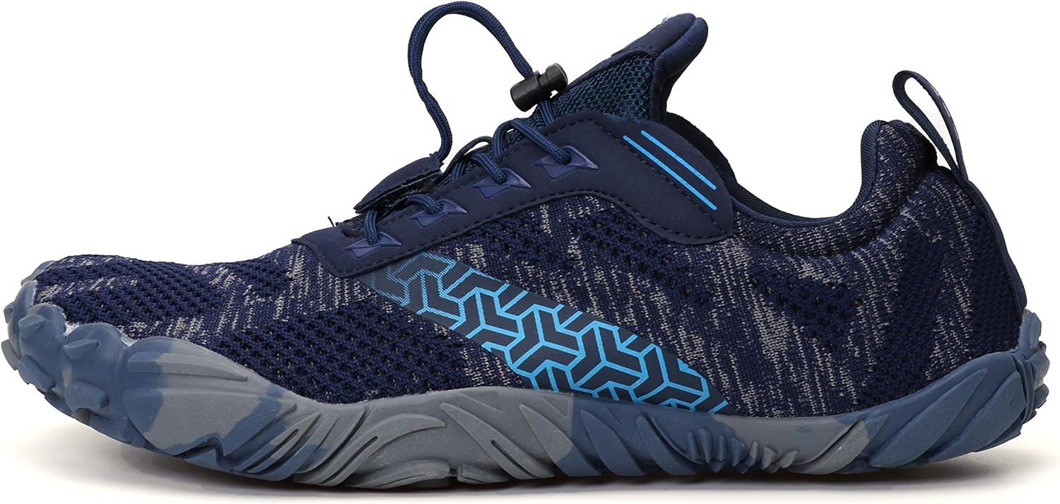 Кроссовки для бега по трейлам WHITIN для мужчин, Широкий носок, Максимальное ощущение бега, синий — фото 2