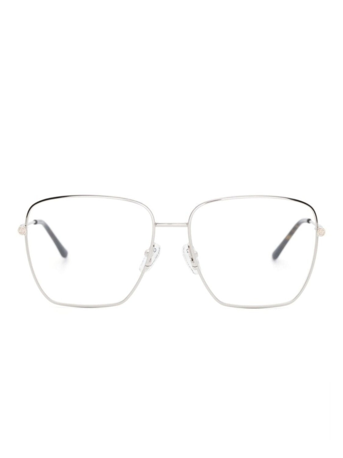 

Gucci Eyewear очки GG14140 в массивной оправе, серебристый