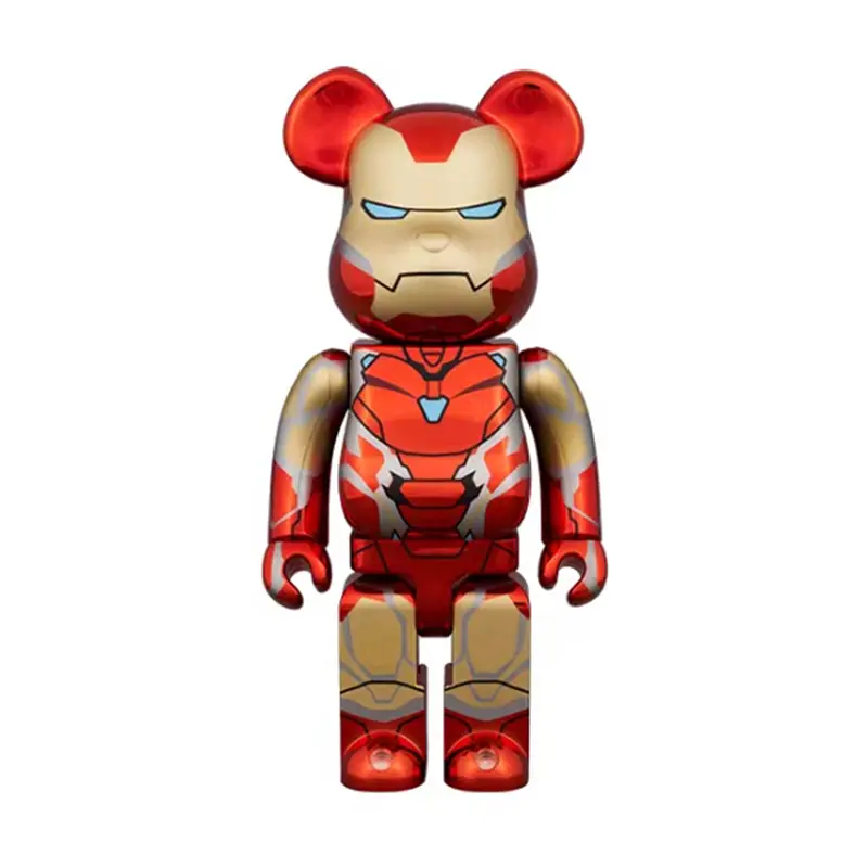 

Кукла Железный Человек MARK85, хромированная версия, 1000% Be@Rbrick, iron man mark85 chrome ver. 1000%