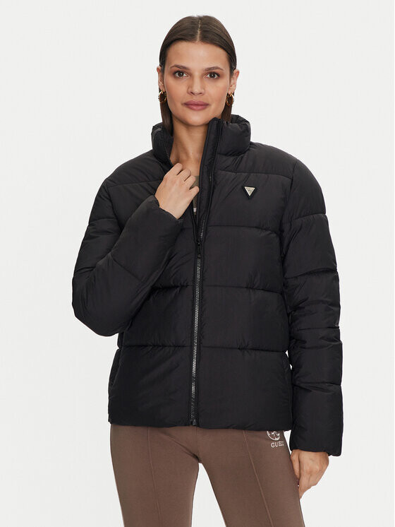 

Пуховик regular fit Guess, черный