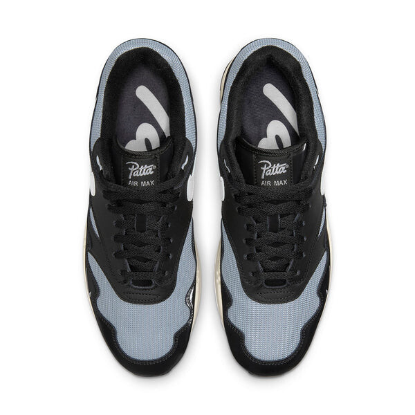Кроссовки x patta air max 1 'black' Nike, черный — фото 4
