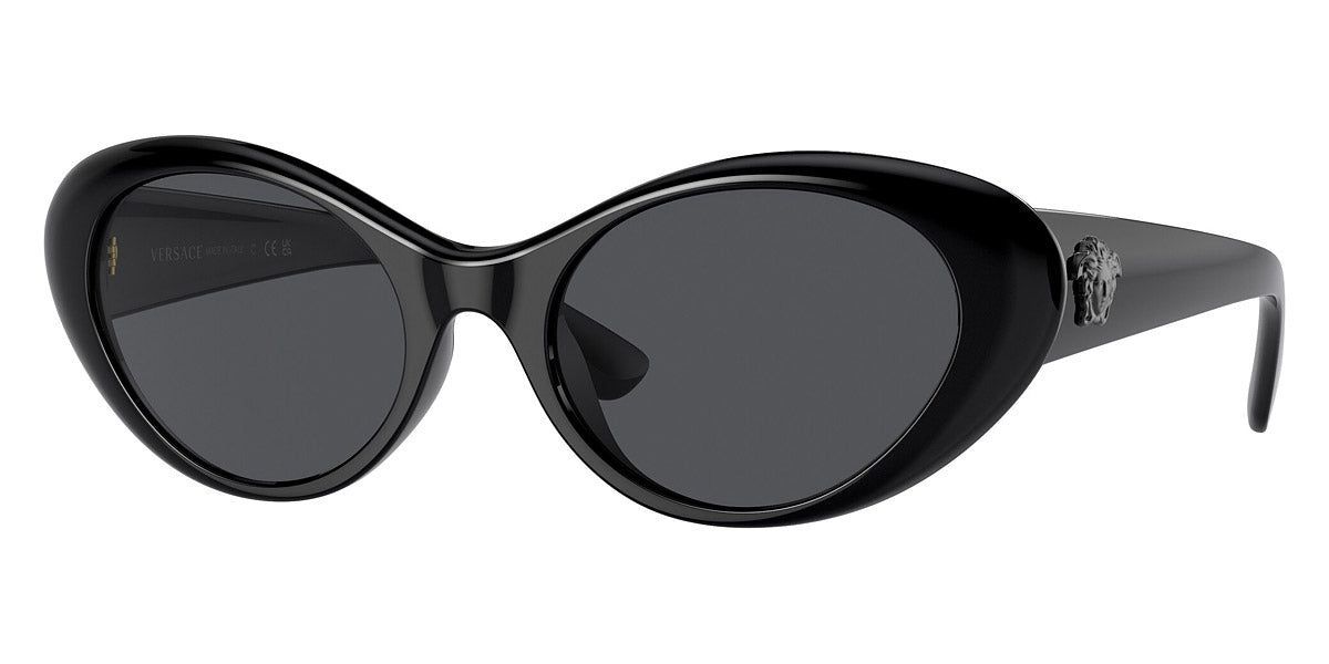 

Женские солнцезащитные очки Versace 53 мм черного цвета VE4455U-GB1-87-53