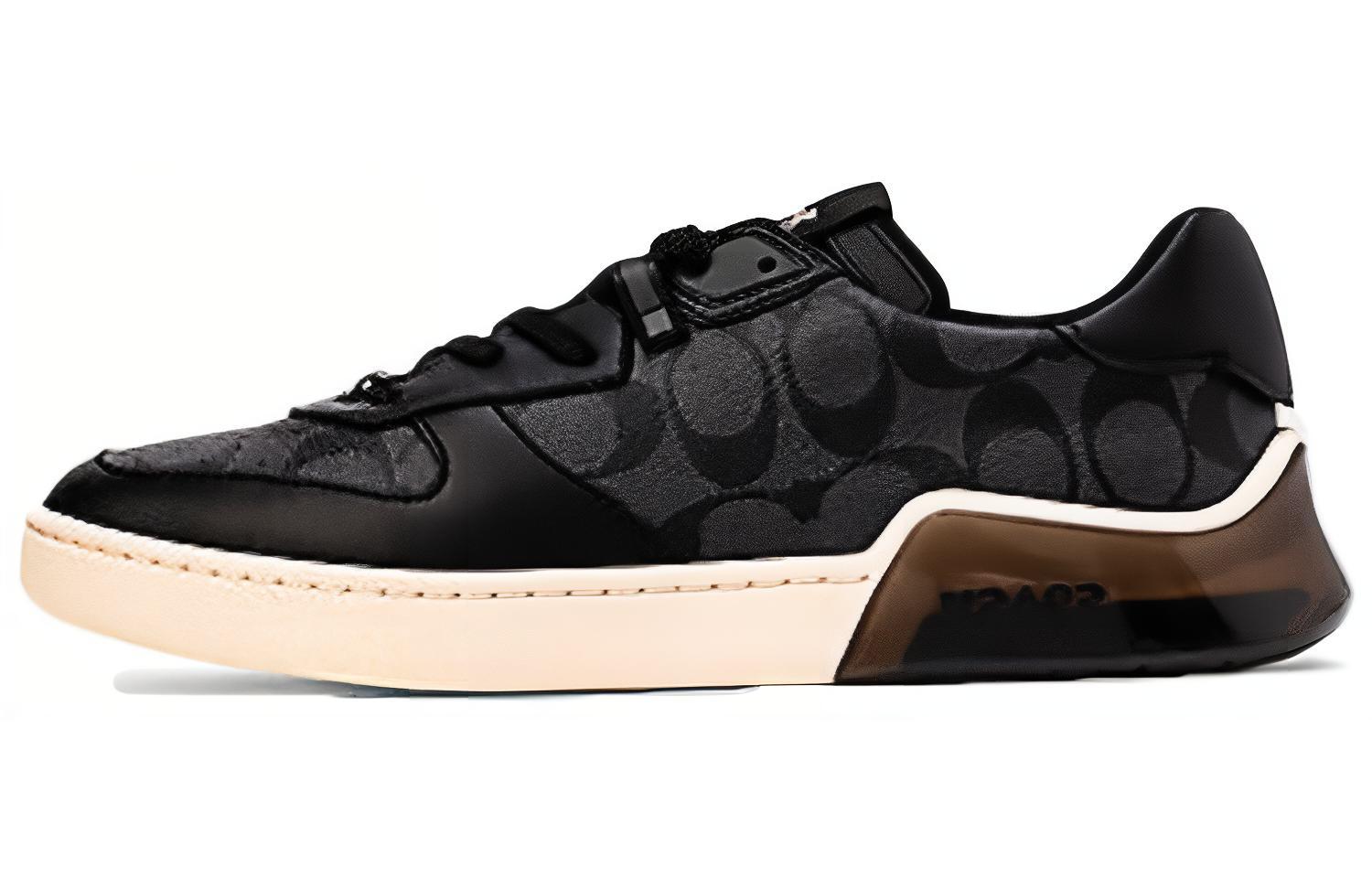 

COACH Стильные низкие кроссовки для скейтбординга CitySole, мужские, черные, бежевые, белые