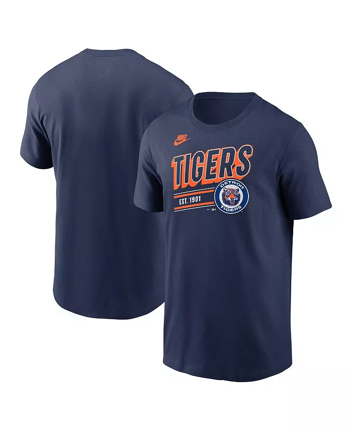 

Мужская футболка Detroit Tigers Cooperstown Collection в ретро стиле, цвет navy Nike