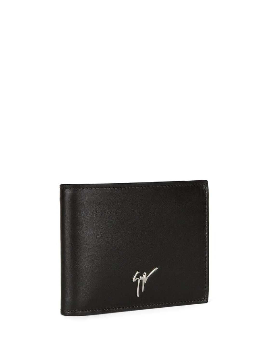 

Giuseppe Zanotti кошелек Albert с логотипом, черный