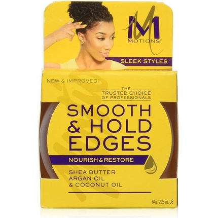 

Гель для укладки Smooth & Hold Edges с маслом ши аргановым маслом и кокосом 64g 2.25oz
