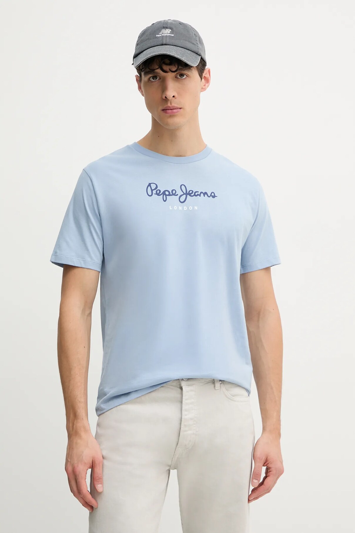 

Футболка Eggo из хлопка Pepe Jeans, синий