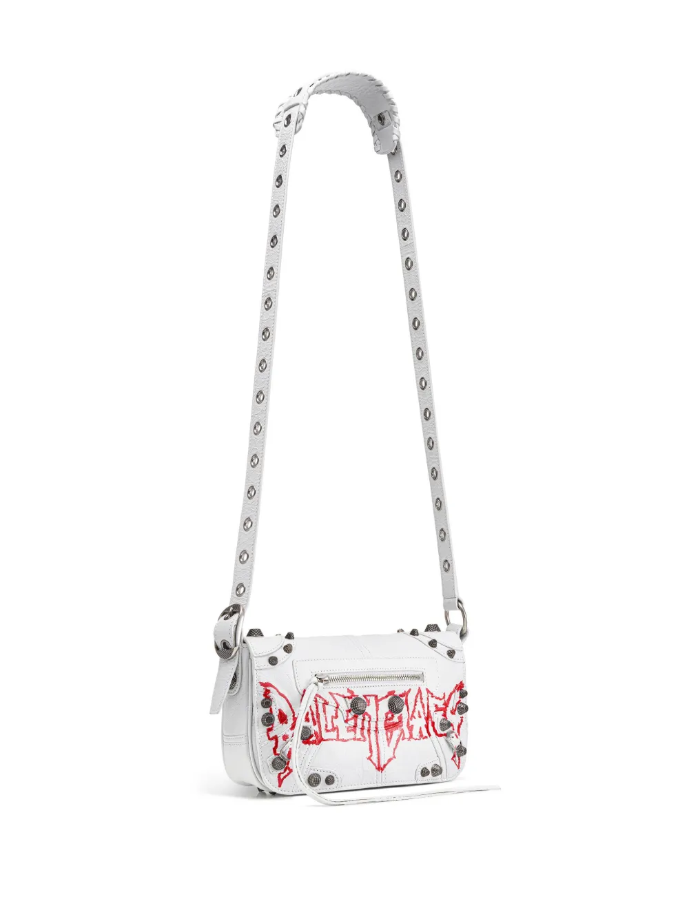 Сумка-мессенджер Le Cagole XS DIY Metal BALENCIAGA, белый — фото 4