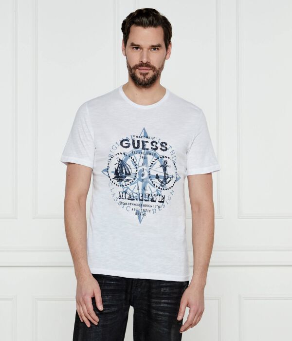 

Футболки Regular fit Guess Jeans, белый
