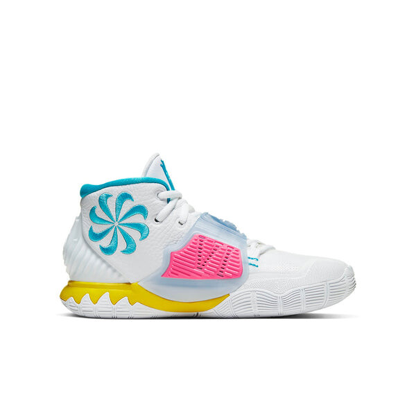Кроссовки kyrie 6 'neon graffiti' Nike, белый — фото 2