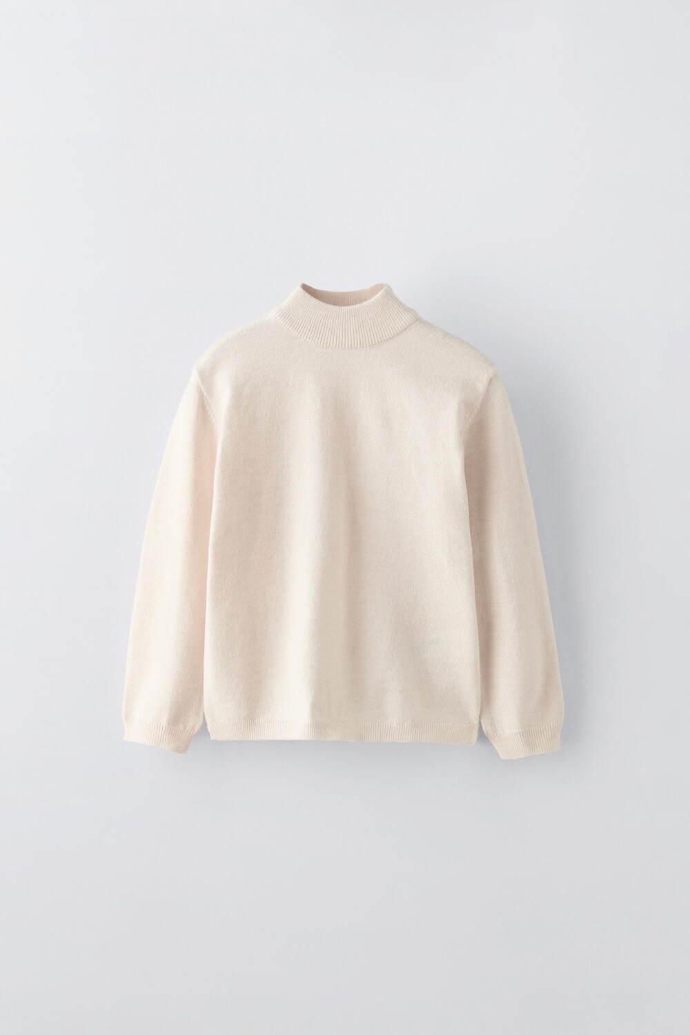 

Свитер однотяжной вязки ZARA, экрю