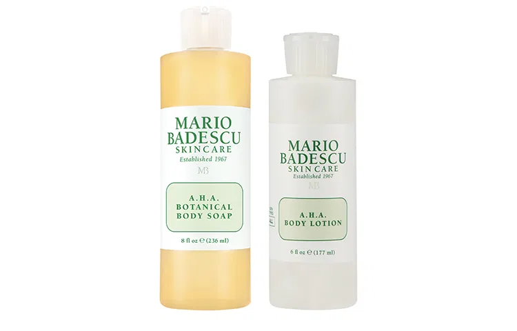 Набор средств по уходу за телом Mario Badescu Фруктовый кислотный гель для душа + лосьон для тела