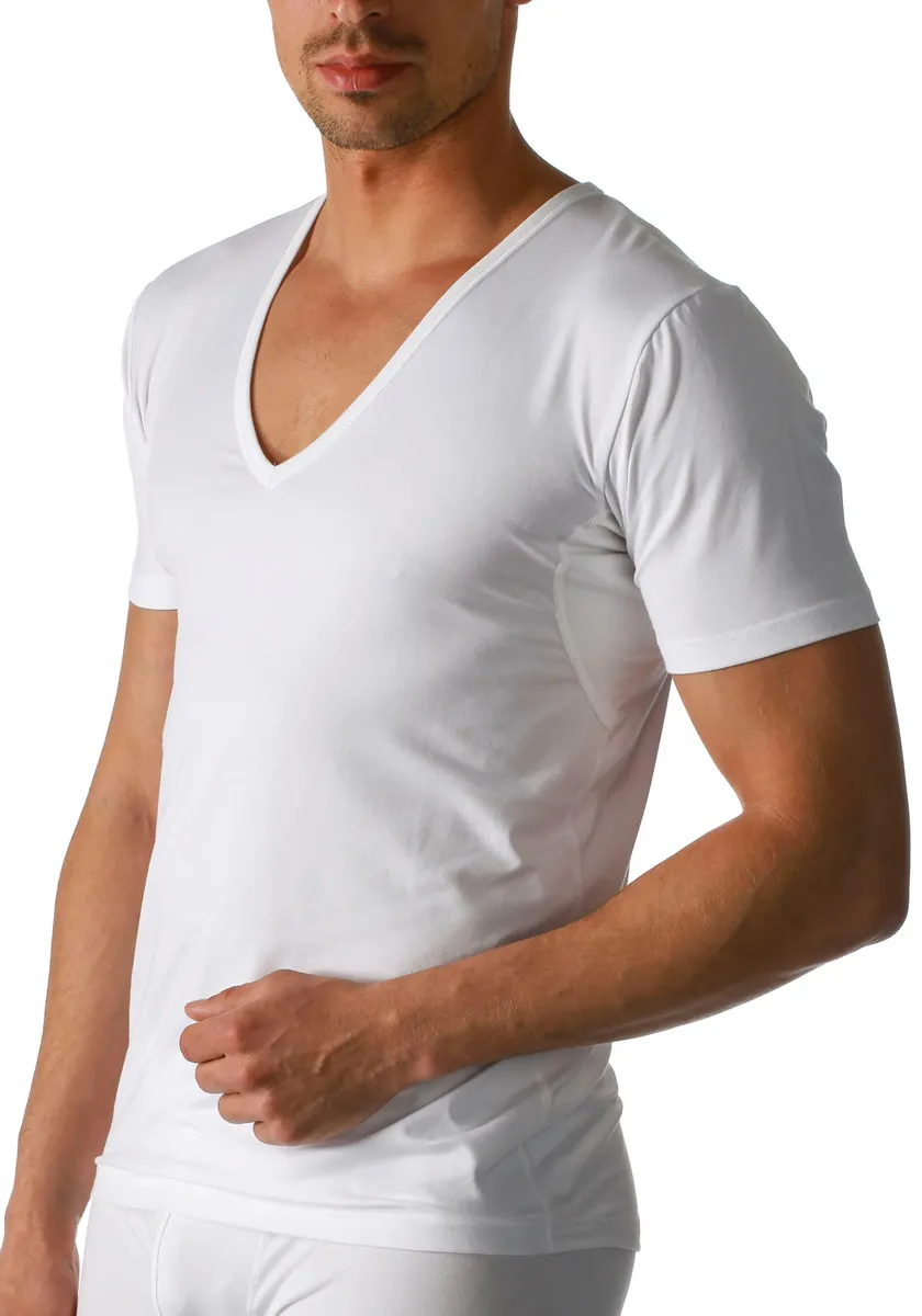 

Майка Mey "DRY COTTON FUNCTIONAL" с глубоким V-образным вырезом, белый