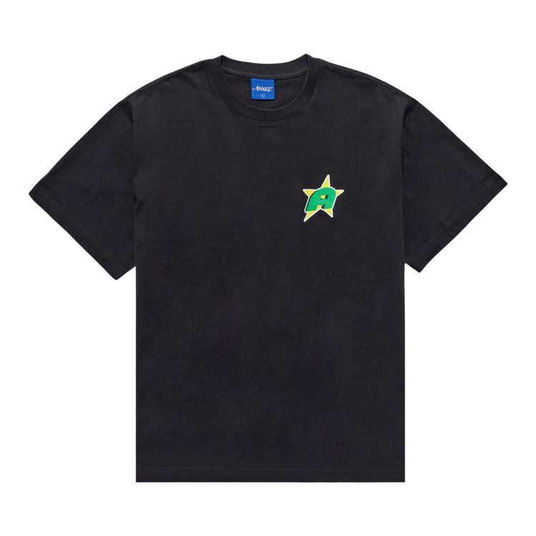 

Футболка Awake NY Star A Short-Sleeve Tee 'Black', черный