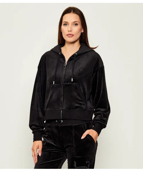 

Толстовка Брендал Cropped fit Juicy Couture, черный