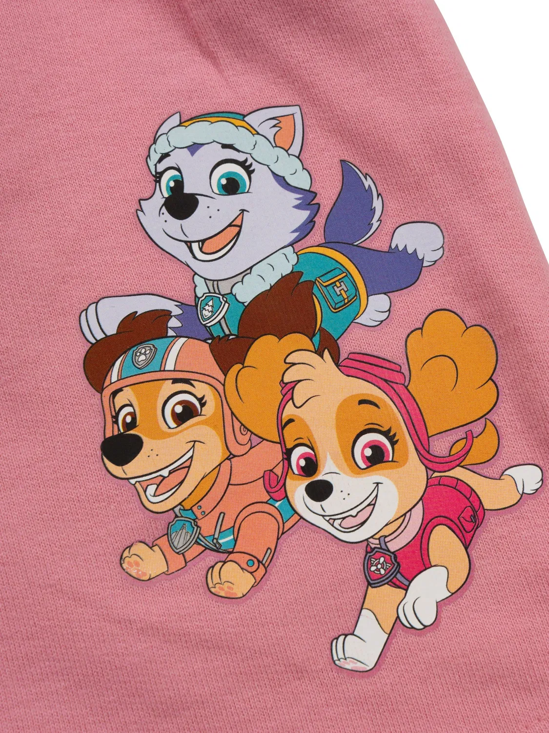 Шорты детские с принтом, Paw Patrol, розовые — фото 3