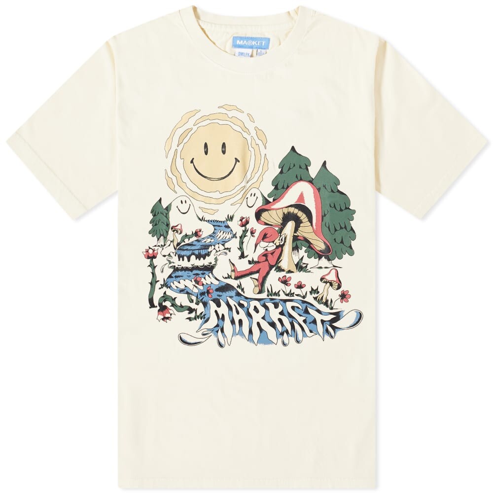 

Футболка Market Smiley Quiet Time, экрю