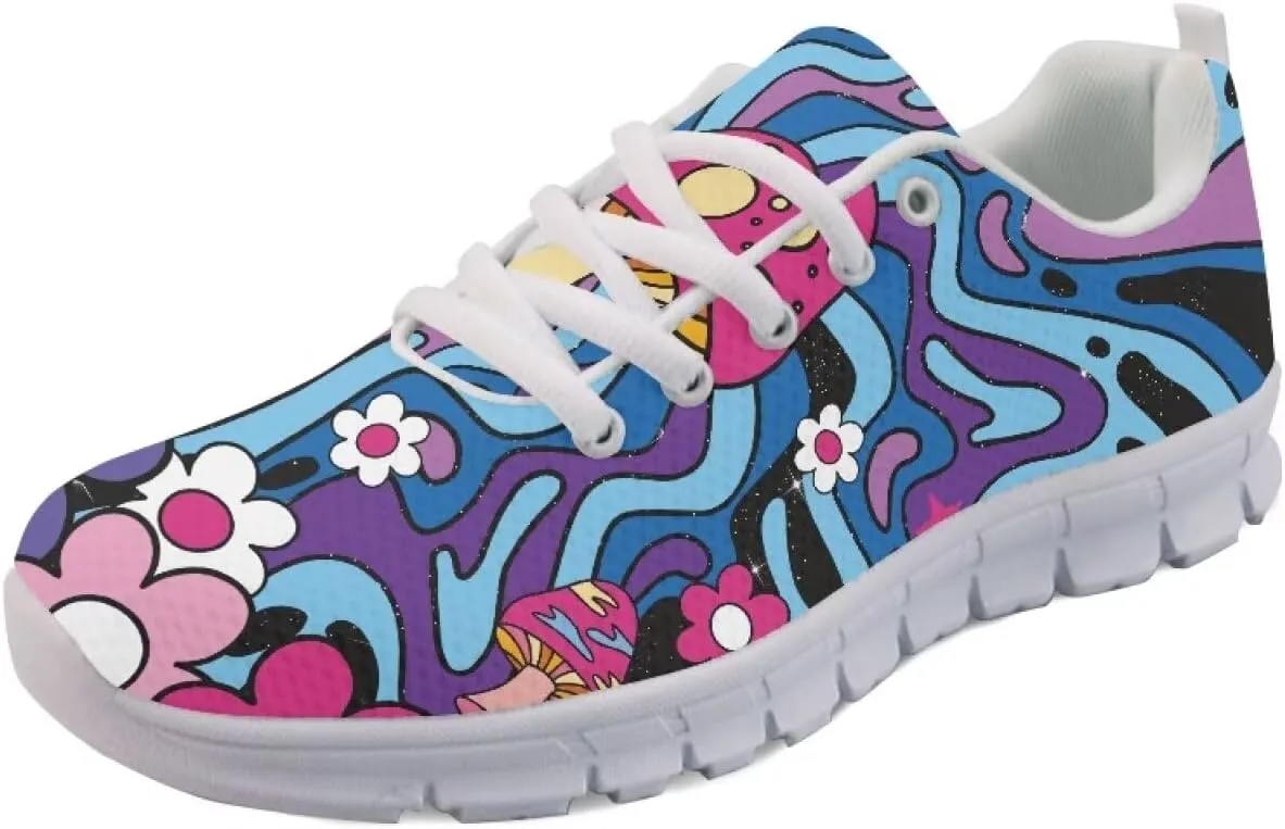 

Кроссовки AmzPrint для мужчин с анималистичным принтом и белой подошвой, обувь для бега и тенниса, кроссовки, размеры 6.5-13.5 US