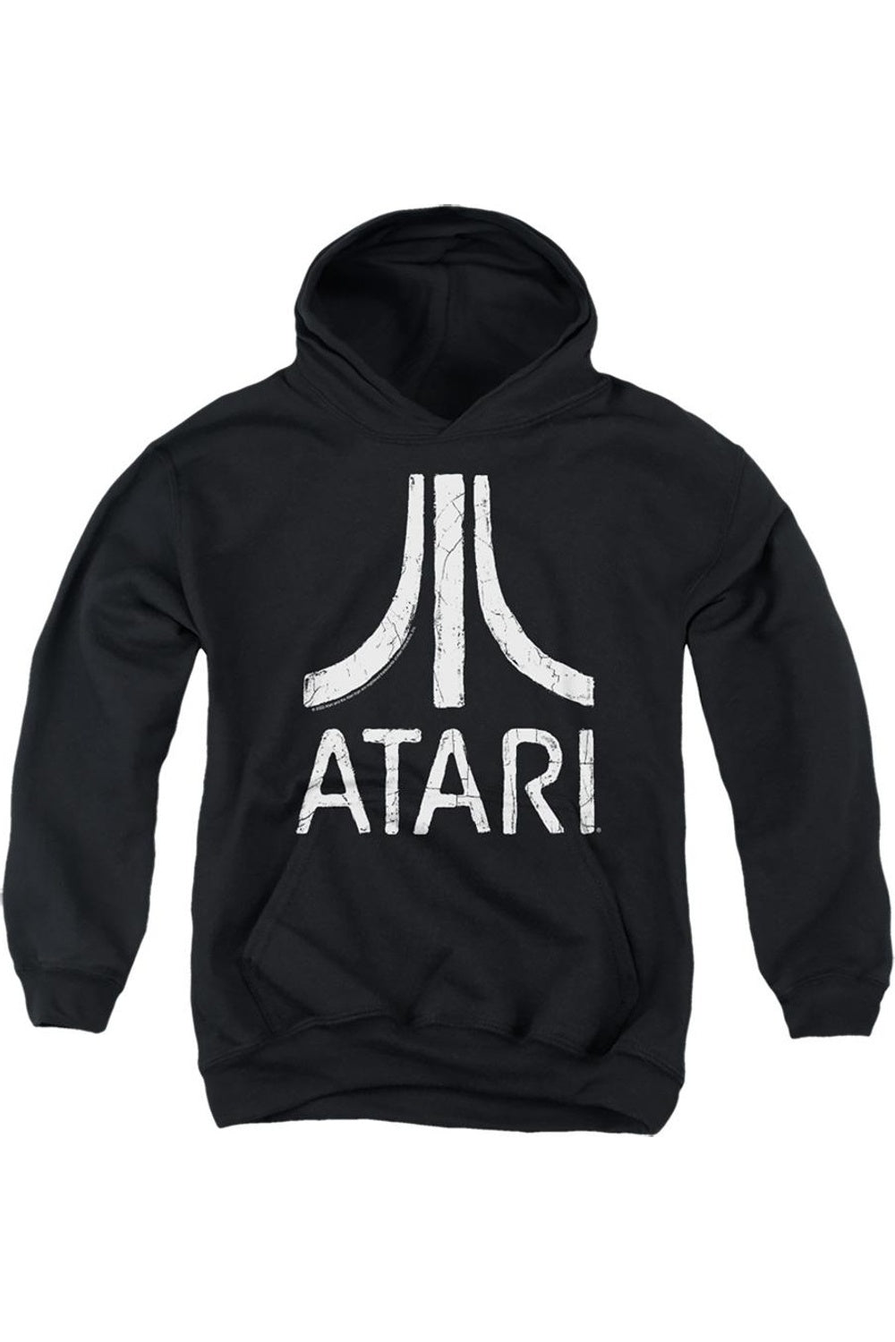 

Atari худи с грубым логотипом для молодежи Gildan, черный