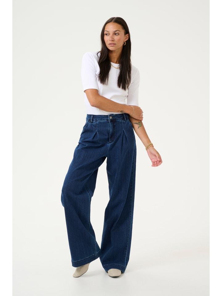 

Джинсы Kaffe, темно-синий деним