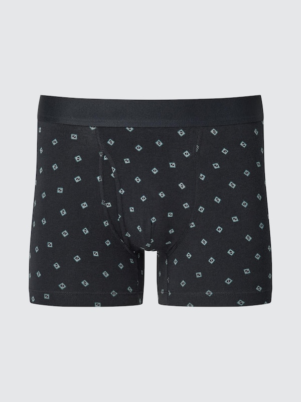 

Хлопковые боксеры с принтом Uniqlo, 09 black