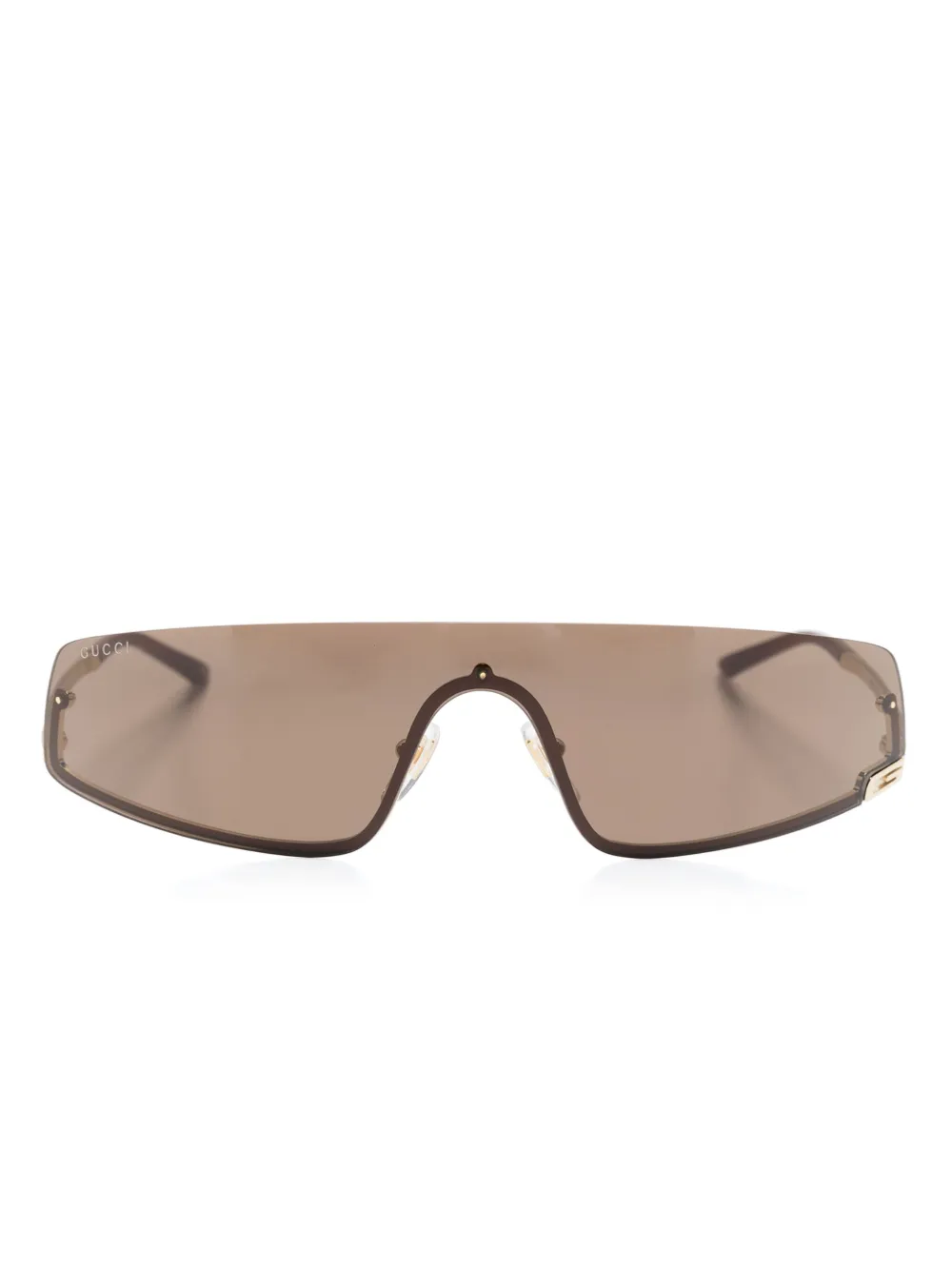

Солнцезащитные очки с декором Square-G Gucci Eyewear, золотой