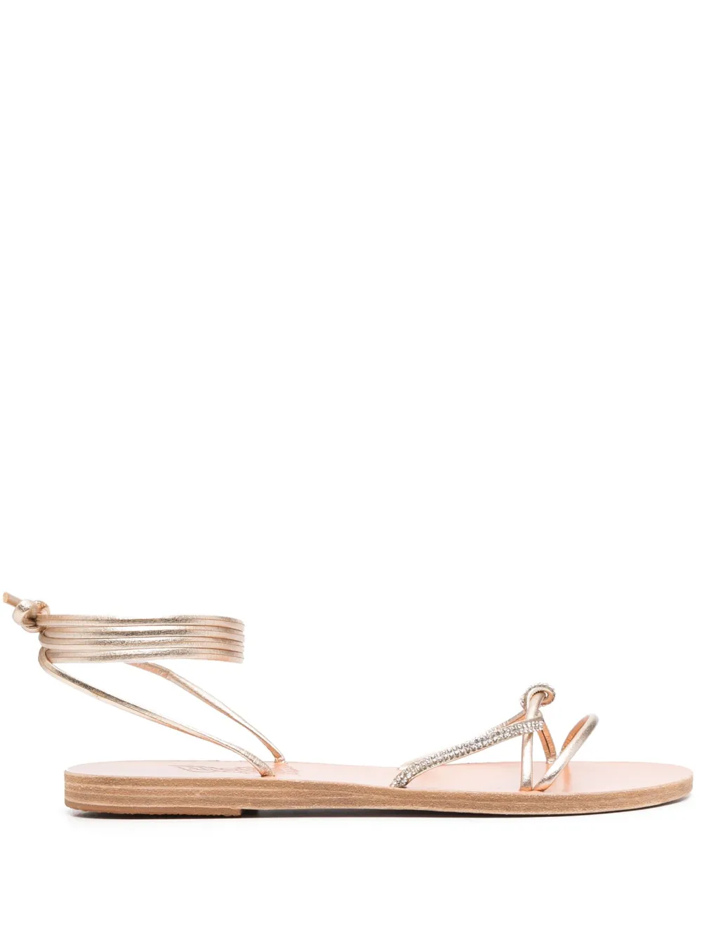 Сандалии Treli с кристаллами Ancient Greek Sandals, золотой